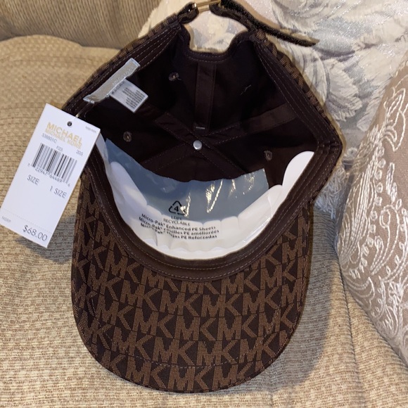 ?NWT Michael Kors Brown Baseball Cap main image 6